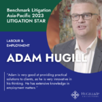 Benchmark litigation - Adam Hugill - Litigation Star 2023